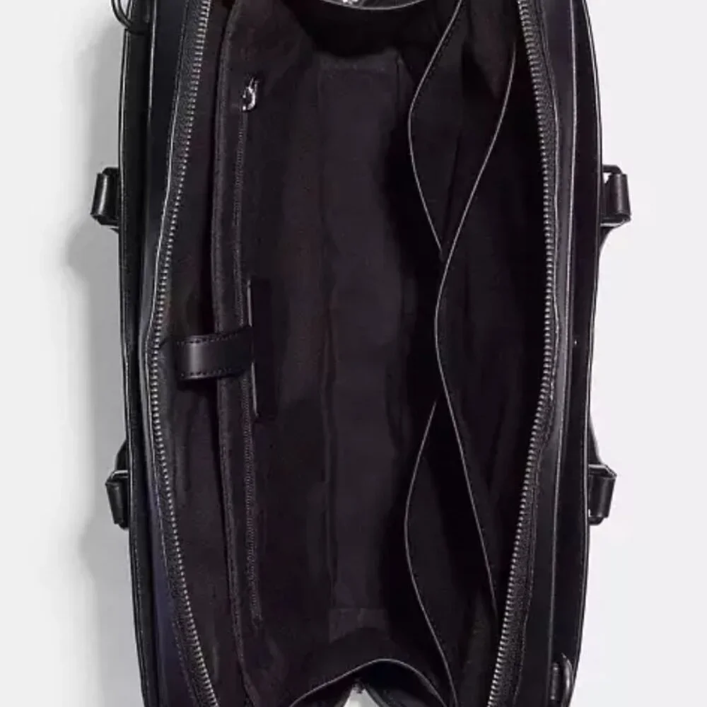 Coach NWT Graham Slim Black Briefcase